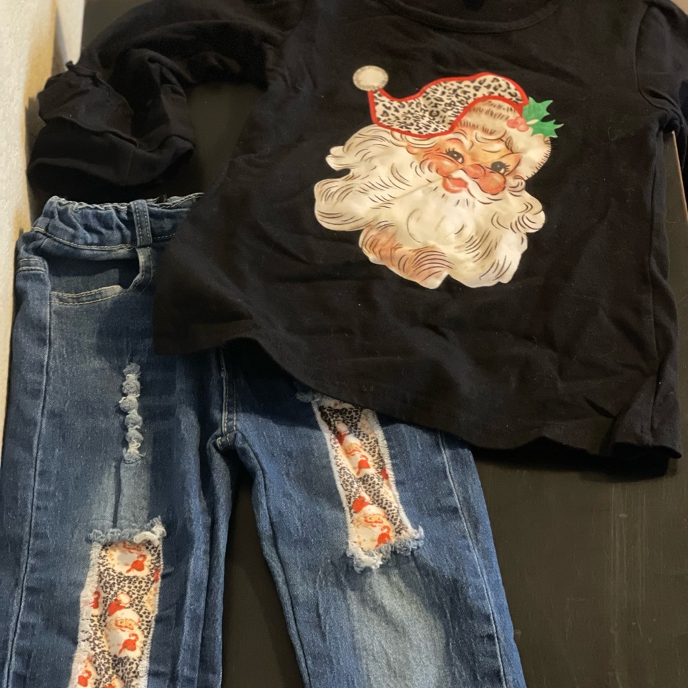 Santa outfit with jeans